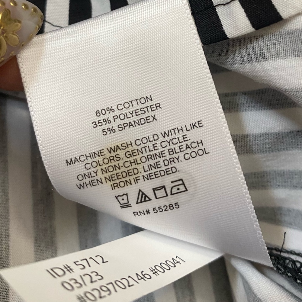 Express Boyfriend Stripped Button Down - image 7